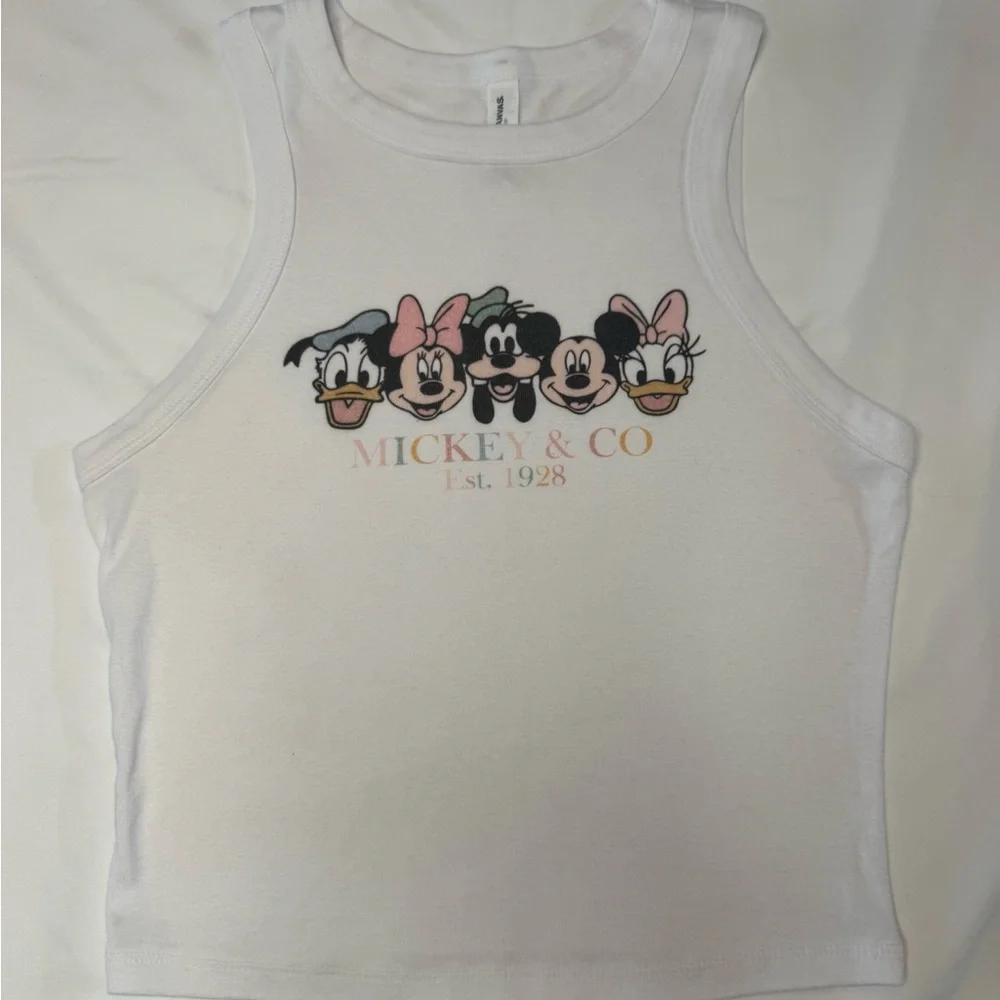 Mickey & Co White Tank - Picture 1 of 2